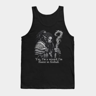 Half-Orc Wizard Tank Top